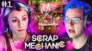 Пятёрка с Соней Построили Бэху - #1 LOVE STORY в SCRAP MECHANIC