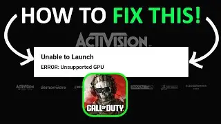 Fix Unable To Launch ERROR Unsupported GPU In COD Warzone Mobile