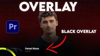 How to Create Black Overlay Like Iman Gadzhi in Premiere Pro | Quicky #3