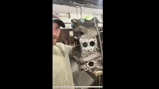 Chemically cleaning and degreasing an aluminum intake manifold
