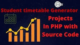 student timetable generator in PHP, CSS and JavaScript with source code download for free.