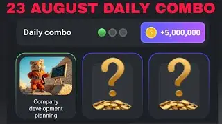 23 AUGUST HAMSTER KOMBAT DAILY COMBO CARDS TODAY