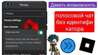 Как включить голосовой чат в Roblox (2024), Как войти в голосовой чат в Roblox.