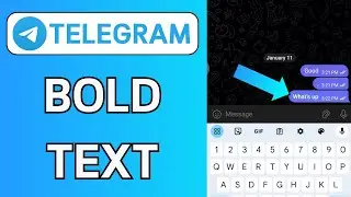 How To Bold Text In Telegram