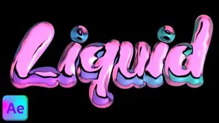 Liquid in Glass Title Effect In 7 Minutes QUICK & EASY | After Effects