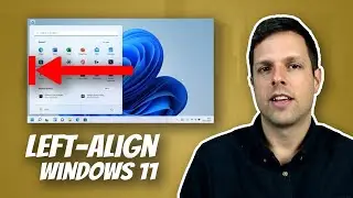 How to left-align the Start Menu in Windows 11