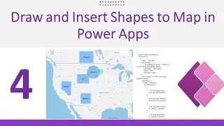 Draw and Insert Shape into Geospatial Maps in Power Apps