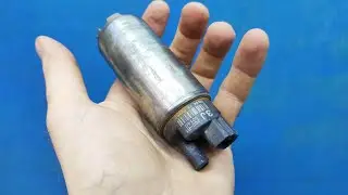 Amazing invention by a first-rate craftsman. From an old pump for pumping gasoline in a car