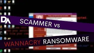 SCAMMER VS WANNACRY RANSOMWARE (thinks he can recover the PC)