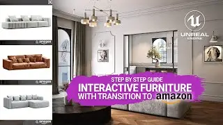 Interactive Furniture Replacement with transition to Online Store | Unreal Engine Tutorial