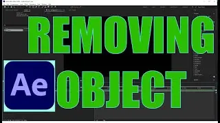 REMOVING OBJECT FROM VIDEO IN ADOBE AFTER EFFECT