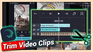 How to Trim Video Clips | Alight Motion Tutorial