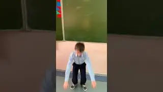 Разминка учеников 3а класса