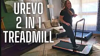 UREVO 2 in 1 Under Desk Treadmill