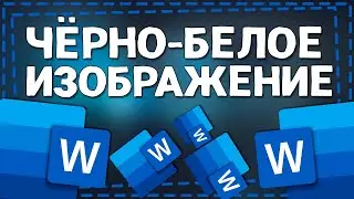 Как сделать картинку Черно Белой в Ворде