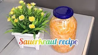 How to make sauerkraut/ fermented cabbage