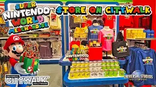 SUPER NINTENDO WORLD STORE on CityWalk | Full Tour | Universal Studios Hollywood (Sep 2024) [4K]