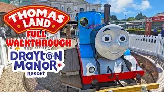 Thomas Land at Drayton Manor | Discover Every Ride, Shop and Attraction (March 2024) [4K Ultra Wide]