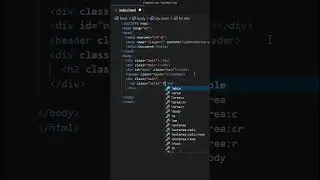 VScode сниппеты для html разметки | VScode html snippets