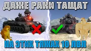 ЛУЧШИЕ для ПРОКАЧКИ тяжи 10 УРОВНЯ за ВСЮ ИСТОРИЮ WoT Blitz!