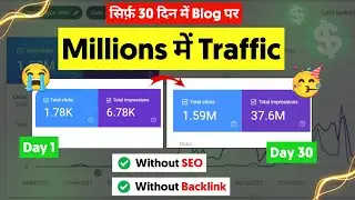 How to get Millions of Traffic within 30 days (Without SEO & Backlinks)