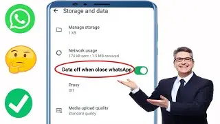 How To Turn Off WhatsApp When Mobile Data is On | How To Off WhatsApp Data Connection