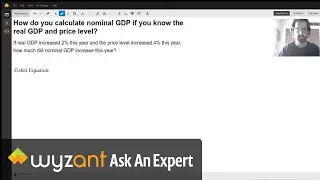 How to calculate nominal GDP using the Fisher equation when given real GDP and inflation rate.