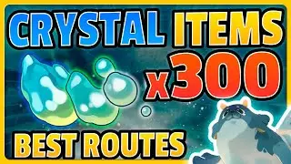 300 TRANSOCEANIC / CRYSTAL ITEMS FARM !  (SPEEDRUN ROUTE) | Genshin Impact