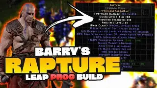 Barry's 🔥 RAPTURE 🔥 Leap Proc Barbarian for Season 10 of Project Diablo 2