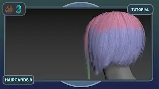 Realtime Hair for Games (haircards) | P9 | Ornatrix 3ds Max | Fibershop