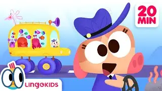 WHEELS ON THE BUS under the SEA + More Aquatic Songs for Kids! 🌊 | Lingokids