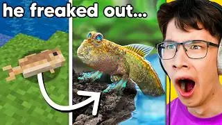 I Killed My Friends Minecraft Walking Fish, So I Got One in Real Life