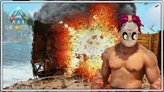Someone Blew Up My Base And Stole My Treasure !! | ARK The Center [Episode 24]