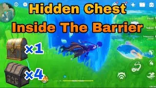 Hidden chest inside invisible barrier???🤯🤯 Fontaine Genshin Impact