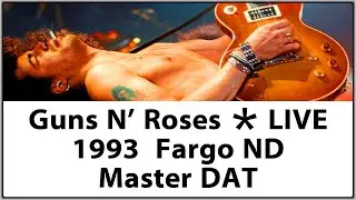 Guns N Roses Live 1993 at the Fargodome in Fargo ND Concert Performance Original Master Recording