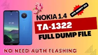 Nokia 1.4 TA-1322 Full Dump File(After Write Dump No Need Auth Flash(mwunlockzone/mwrepairzone[MW]