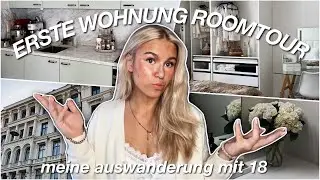 ROOMTOUR ⭐️ erste eigene wohnung mit 18, meine auswanderung q&a