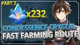 Condessence Crystal 232 Locations FAST FARMING ROUTE | Genshin Impact 4.1