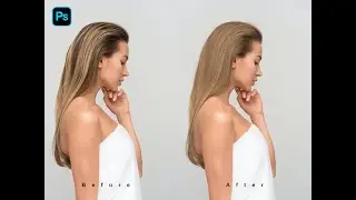 How to SMOOTH HAIR  in Photoshop?