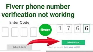 How to fix phone number verification on fiverr || Fiverr phone number verification not working