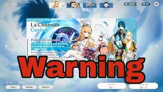 Warning!!To all f2p players beware of regret in version 5.6 genshin impact