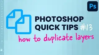 Photoshop Quick Tips: How To Duplicate Image Layers #shorts