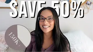 how I save + invest 50% of my income at 24 💸