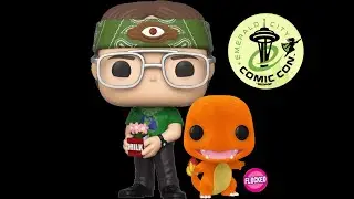 ECCC FUNKO EXCLUSIVES: FLOCKED CHARMANDER & DWIGHT SCHRUTE POP!