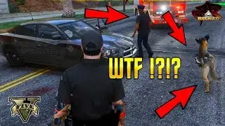 CRAZY!! K9 Dog Gets Arrested By Local PD◆GTA 5 LSPDFR Fails & Funny Moments◆Police Mods 