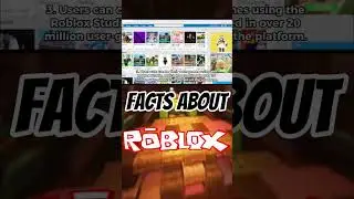 Facts about Roblox 🤯 #roblox #facts #shorts