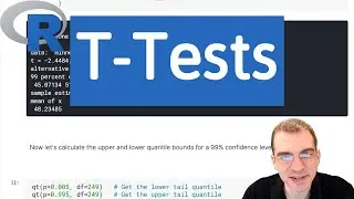 Introduction to R: T-Tests (Hypothesis Testing)