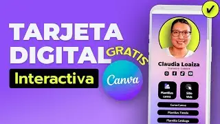 Cómo Crear una Tarjeta de Presentación Digital Interactiva en Canva GRATIS - 2024