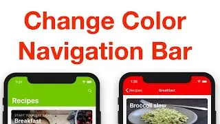 Changing Navigation Bar Color In Swift