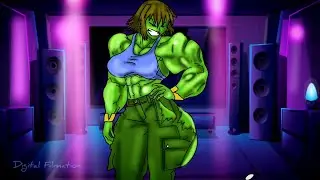 Military Female Soldier Turns into She Hulk - Crazy Trasformation Animation 2023